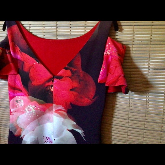 Frank Lyman NWT water color floral print, lovely dress - Picture 11 of 16